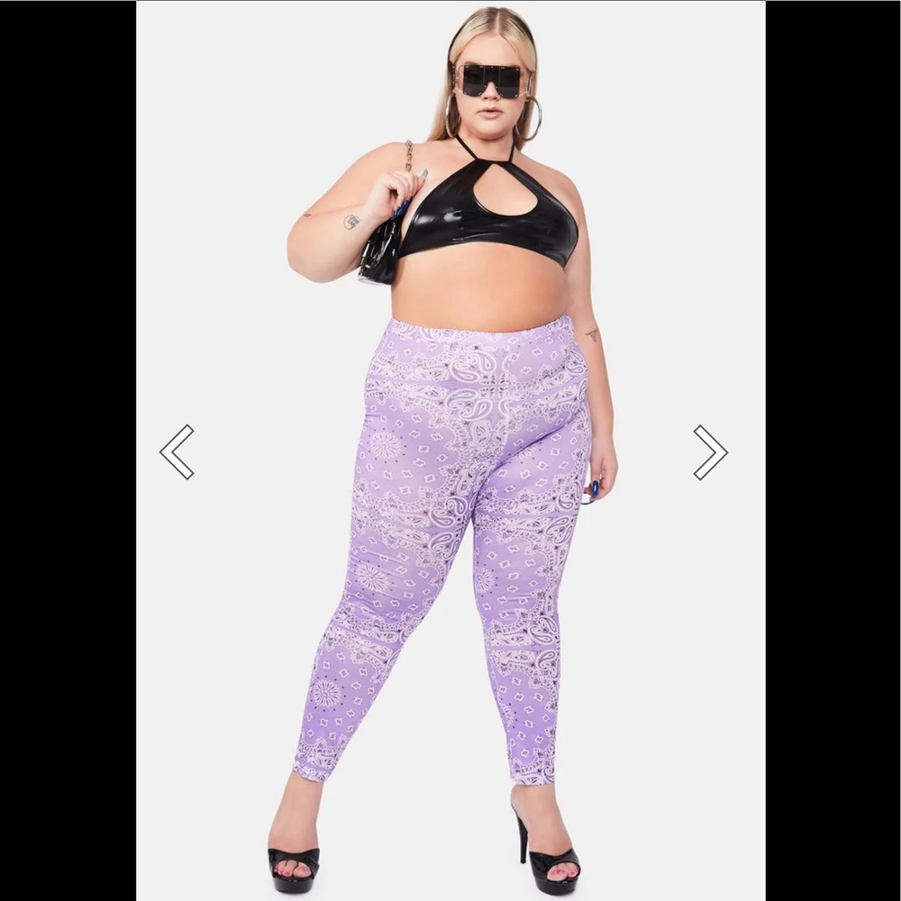 Bandana Printed Leggings from Dollskill